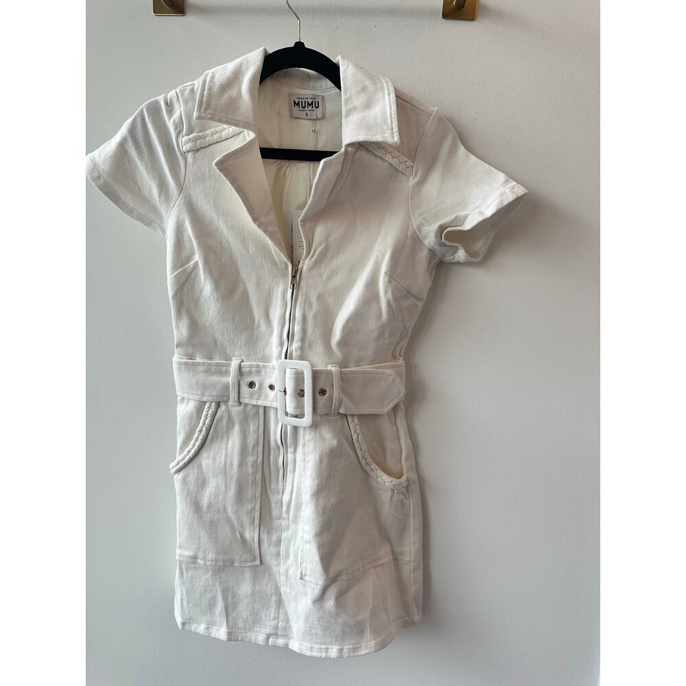 Show Me Your MuMu White Mini Dress